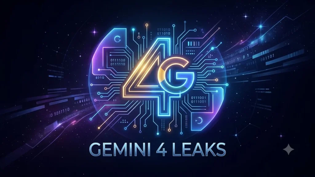 Ilustración digital sobre inteligencia artificial con logotipo de Google Gemini en tonos azules y púrpuras