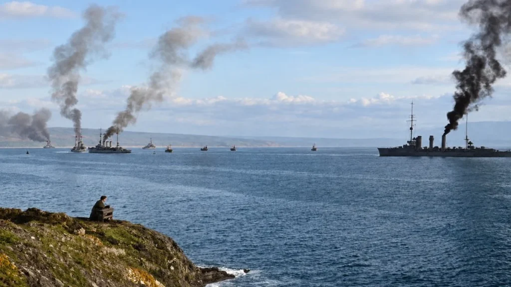 Restos submarinos de la flota alemana hundida en Scapa Flow