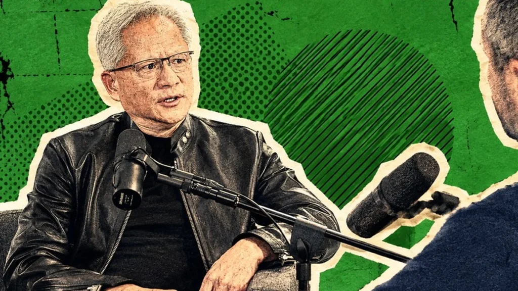El director ejecutivo de Nvidia Jensen Huang en conferencia tecnológica