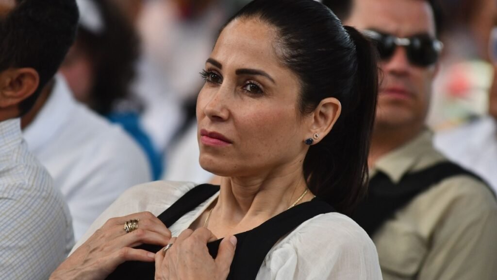 Luisa González, excandidata presidencial y dirigente de la Revolución Ciudadana en Ecuador