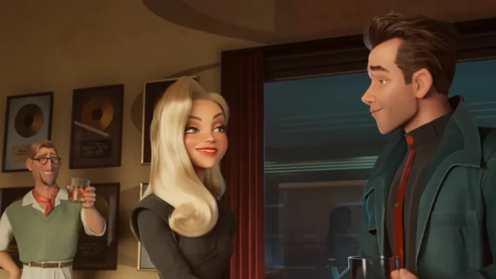 Fotograma animado de la película Ray Gunn dirigida por Brad Bird