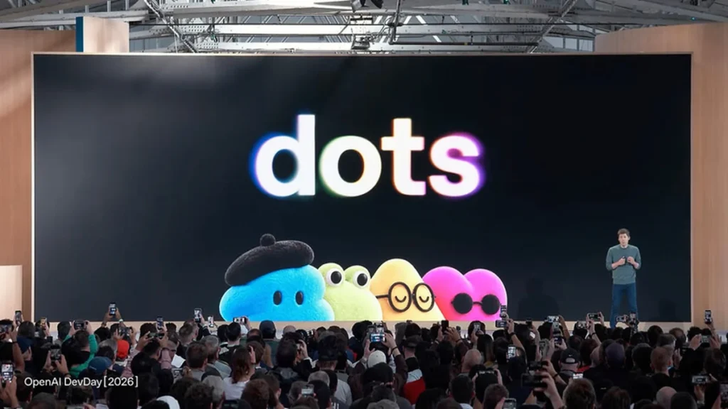 Interfaz de agentes autónomos OpenAI Dots