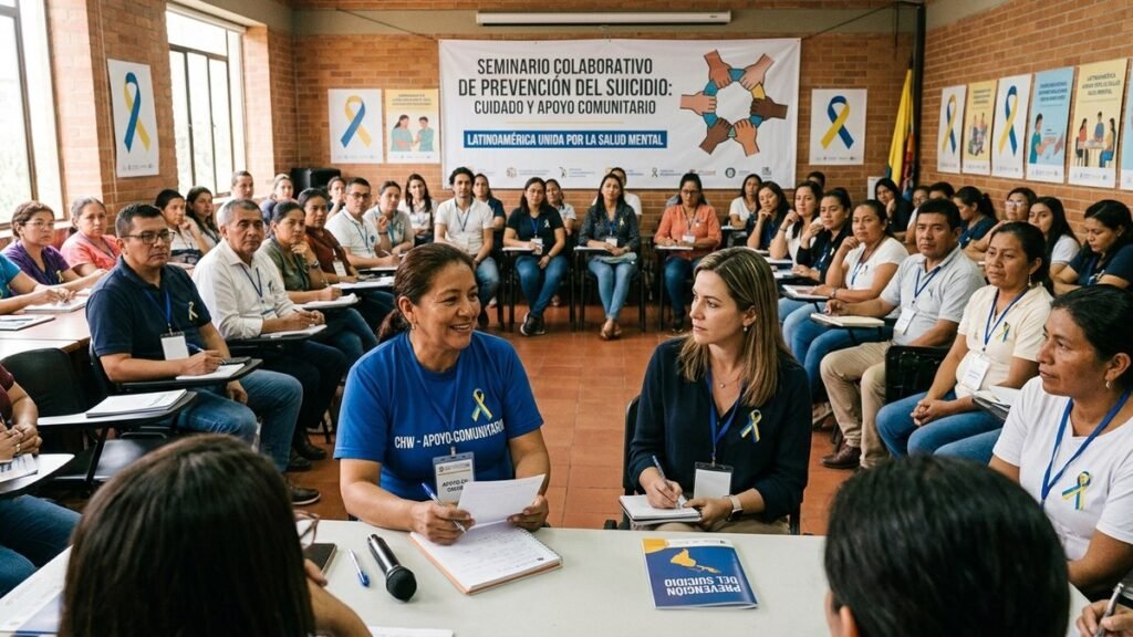 Taller comunitario de salud mental y prevención del suicidio organizado por la OPS