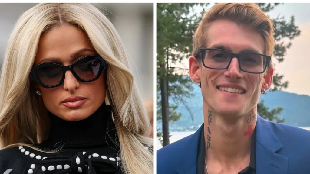 Paris Hilton y Presley Gerber en una gala benéfica en Los Ángeles