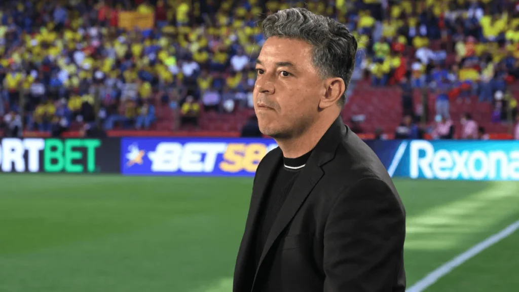 Marcelo Gallardo, entrenador argentino, durante su paso por River Plate.