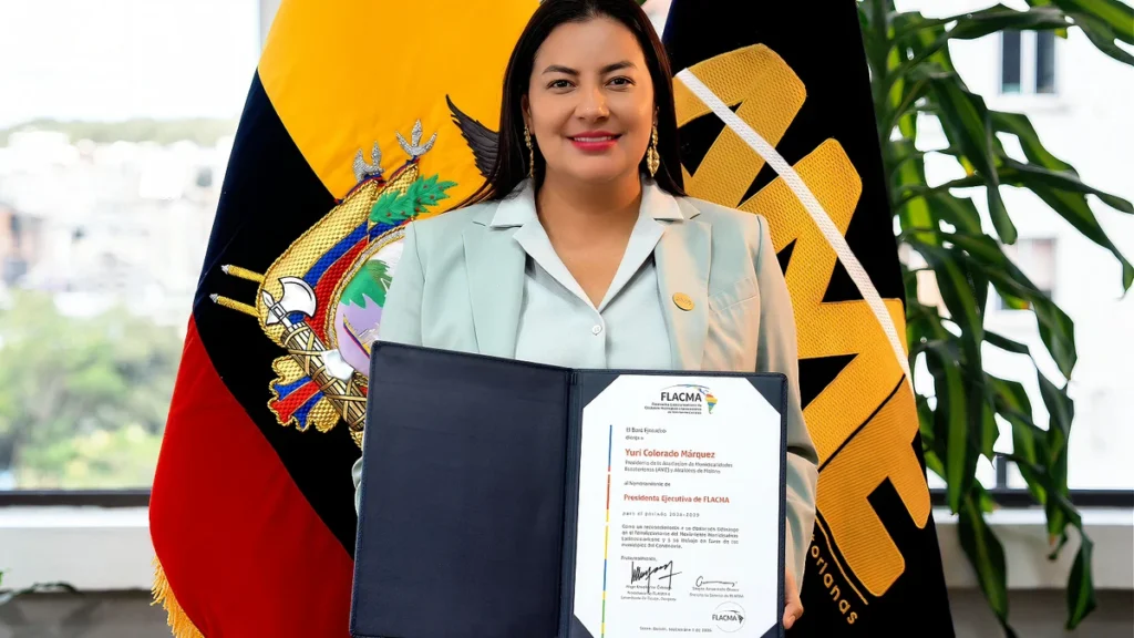 Yuri Colorado Márquez asume la presidencia de FLACMA para municipios