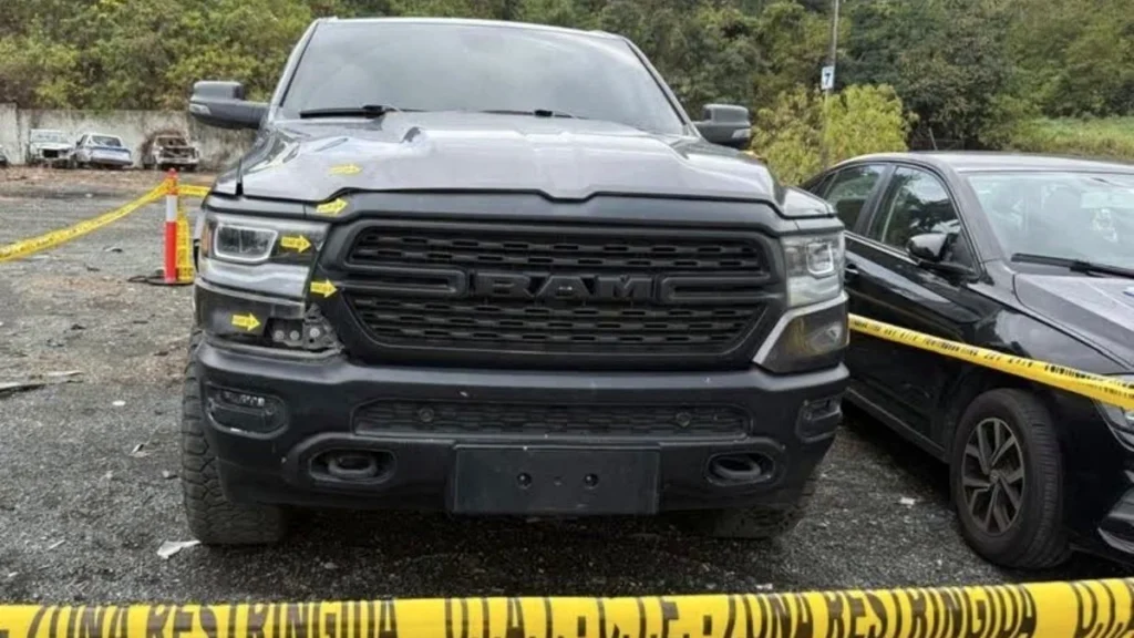 Camioneta retenida tras el arrollamiento mortal de Mónica Martinich