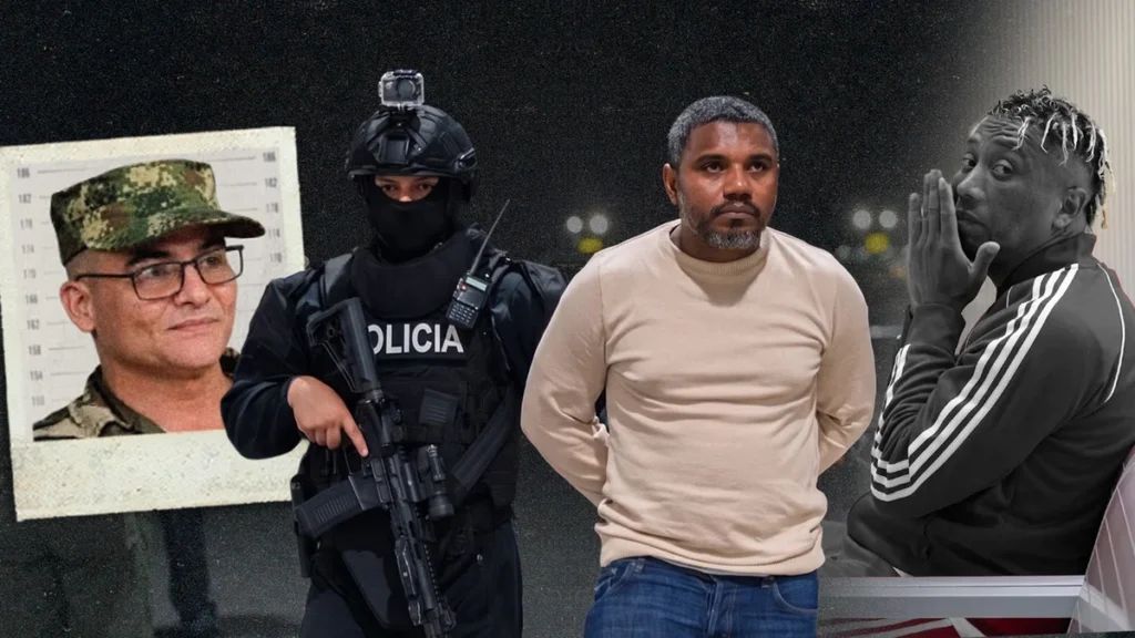 Alias 'Comandante 7', presunto cabecilla de Los Tiguerones, capturado en Colombia y trasladado a Ecuador