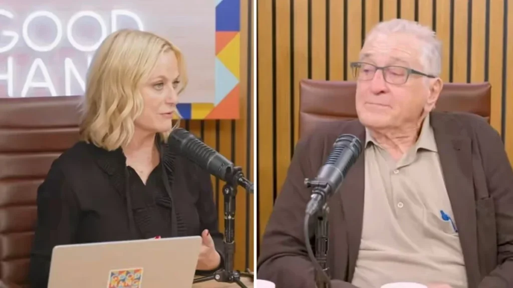 Robert De Niro en entrevista durante el podcast Good Hang con Amy Poehler