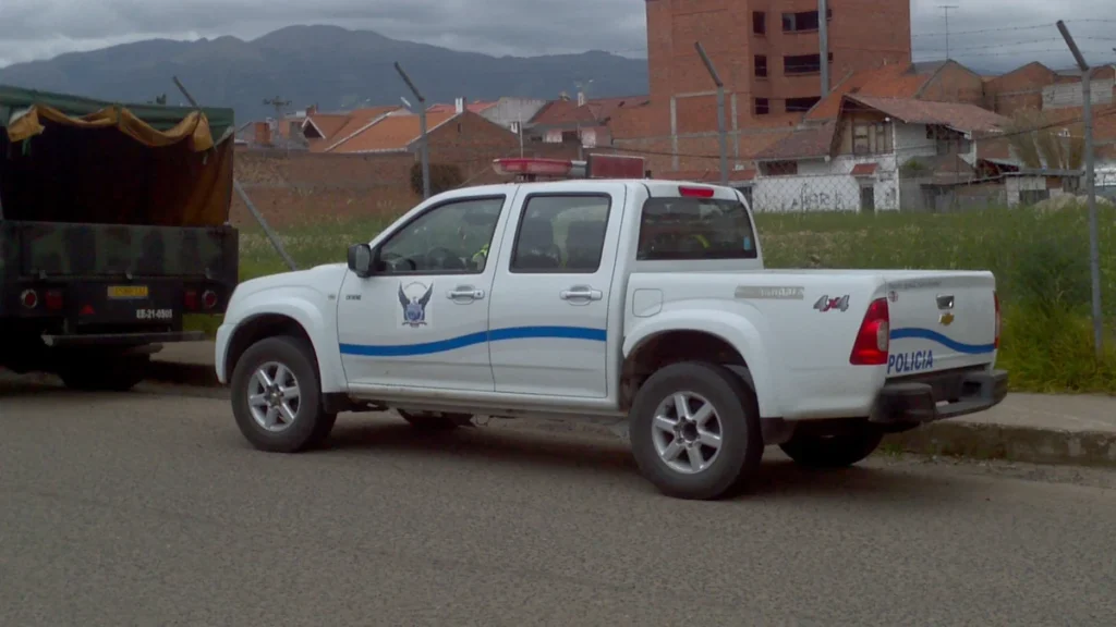Vehículo policial de la Policía Nacional del Ecuador