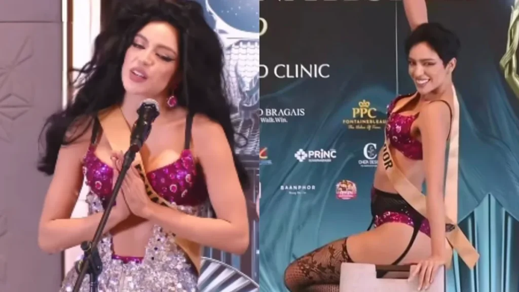 Shyare Andrade Miss Grand International candidata de Ecuador en el certamen