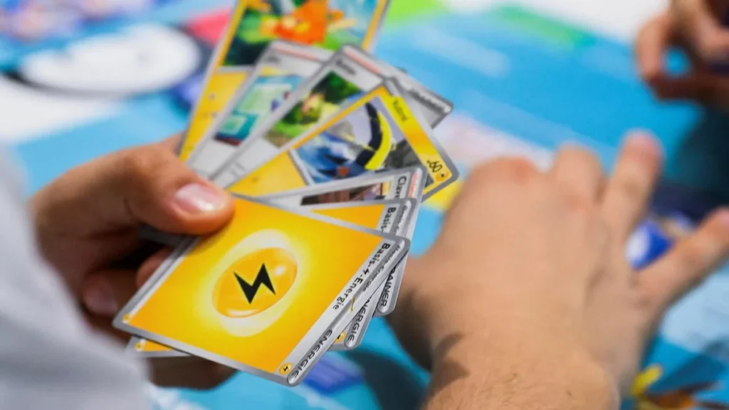 Carta de colección de Pokémon con diseño de Pikachu