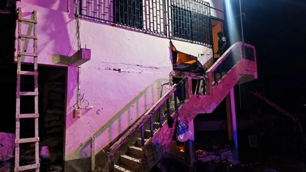 Zona de la camaronera en Puerto Grande, Machala, tras el ataque armado