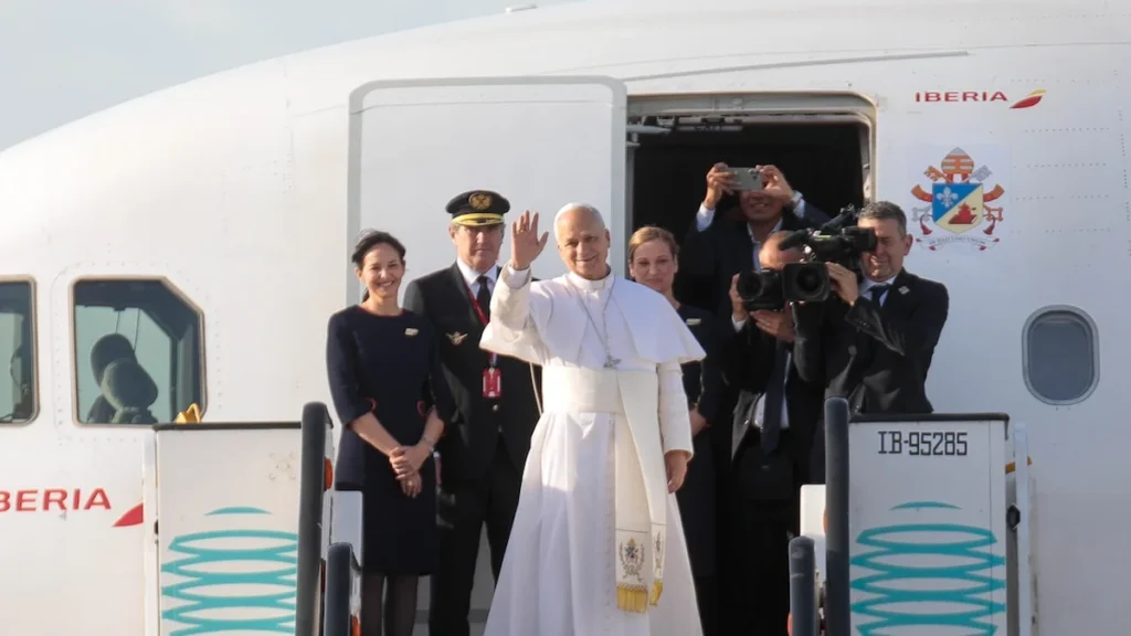 El papa León XIV durante una audiencia general en la Ciudad del Vaticano