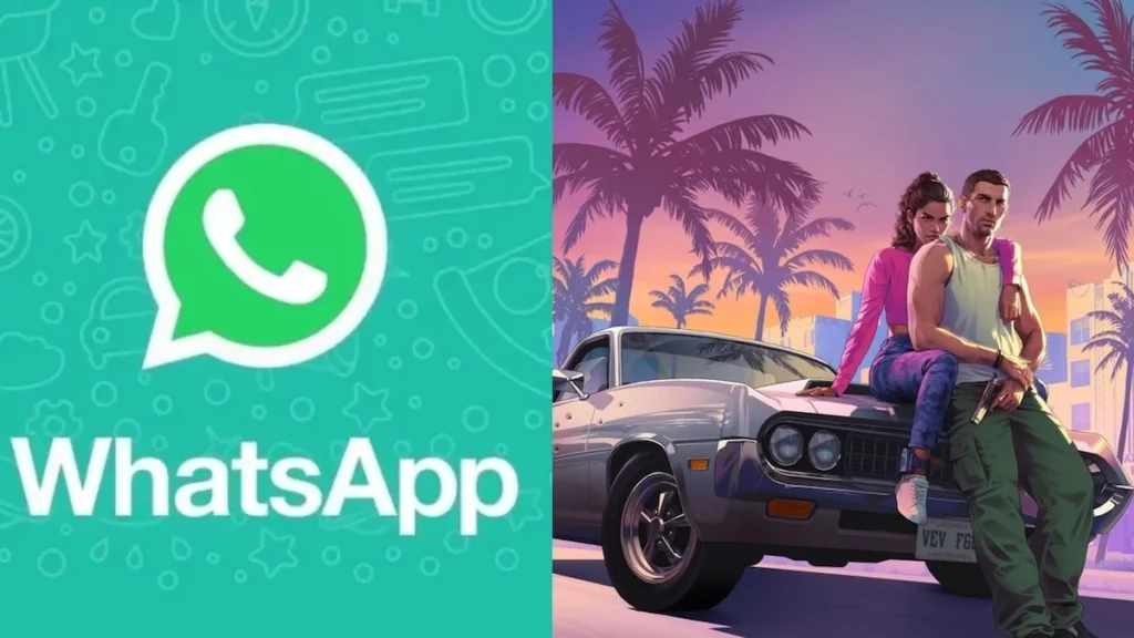 Interfaz de teléfono inteligente con iconos y fondos personalizados al estilo GTA VI
