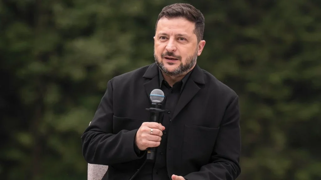 Volodímir Zelenski a su arribo a Nueva York para la Asamblea General de la ONU