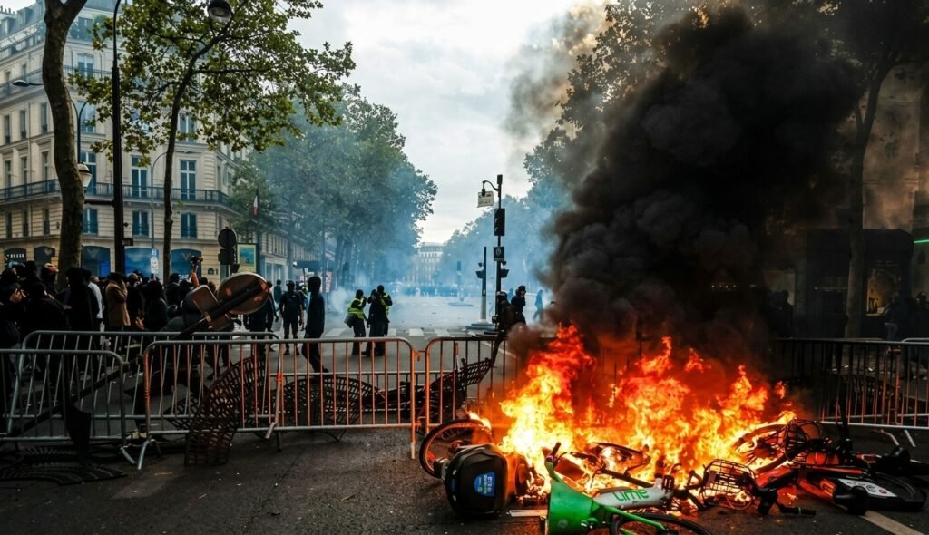 Disturbios y saqueos sacuden Francia tras marcha masiva contra alza de precios - cobertura especial
