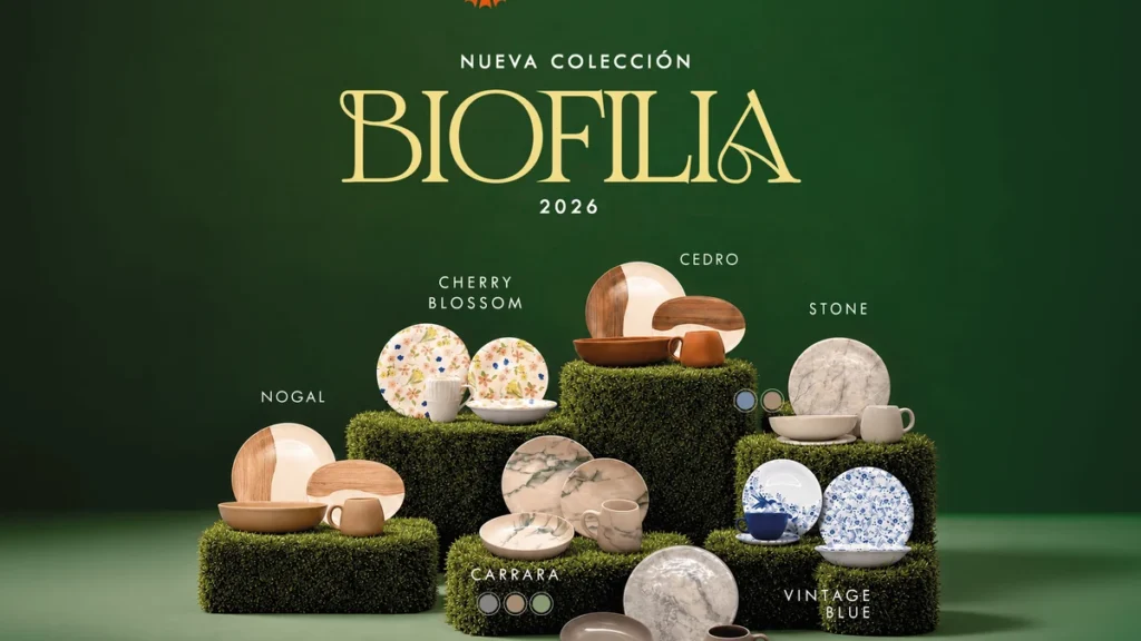Artesa presenta Biofilia: vajillas inspiradas en la naturaleza de artesanos