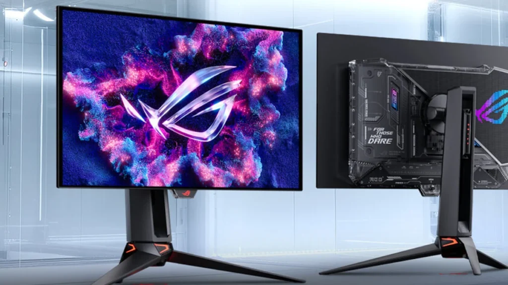 Nuevo monitor para juegos Asus ROG Swift OLED con diseño sin marcos y retroiluminación RGB