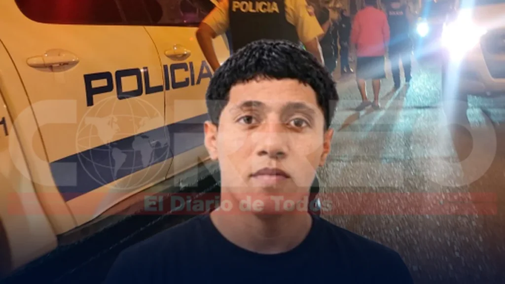Cordón de seguridad policial y peritos de criminalística en escena de sicariato en Puerto Bolívar