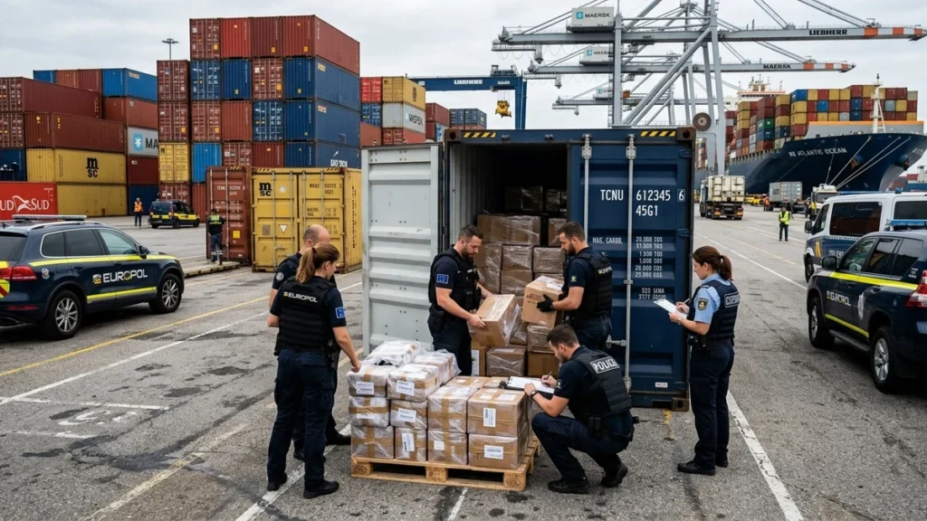 Operativo policial internacional contra redes del crimen organizado transnacional
