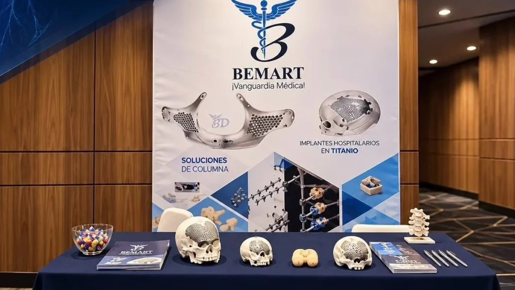 Stand de Bemart con implantes en el XLII Congreso Latinoamericano de Neurocirugía