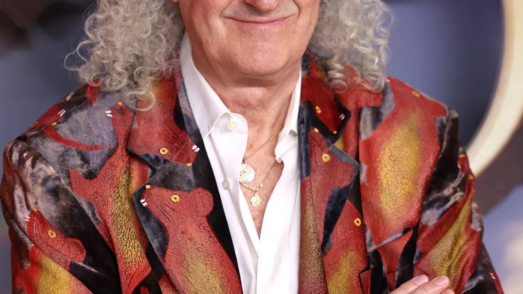 El guitarrista de Queen Sir Brian May en un evento público
