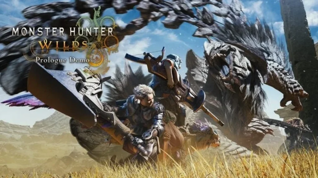 Arte promocional de la demo prólogo del videojuego Monster Hunter Wilds