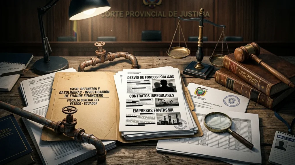 Expedientes judiciales y peritajes corporativos sobre el caso Goleada en Guayaquil.