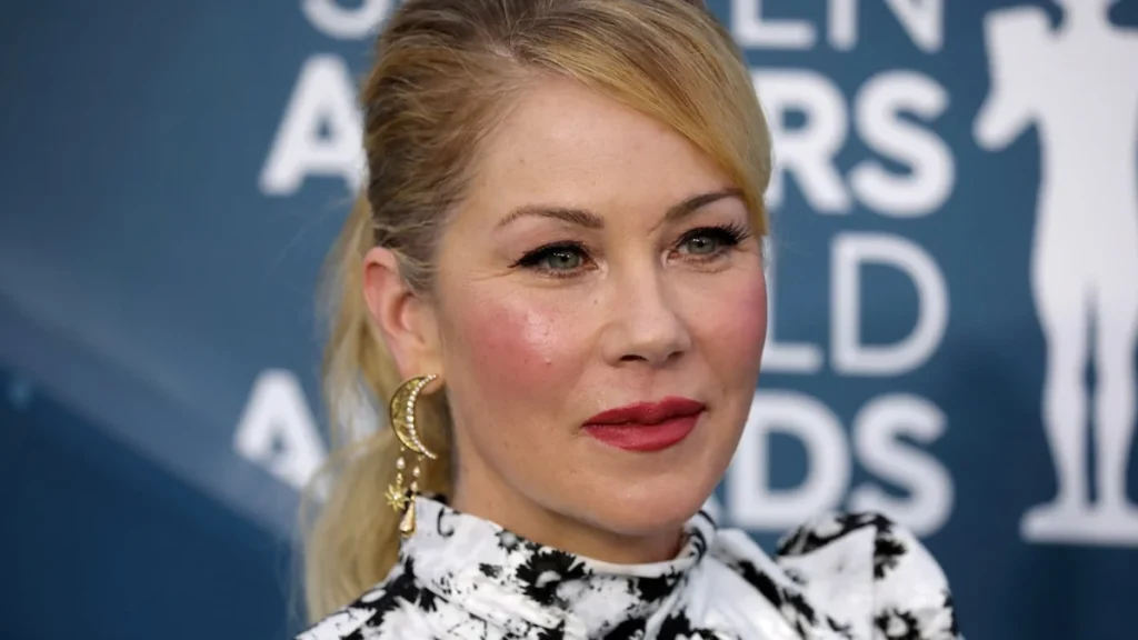 La actriz estadounidense Christina Applegate en alfombra roja