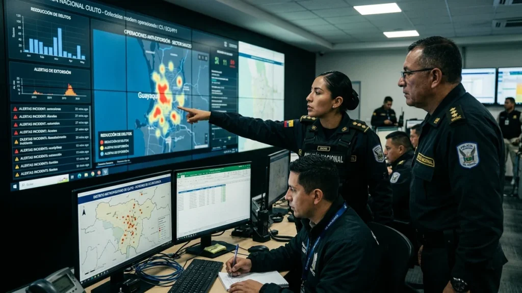 Operativo del Bloque de Seguridad contra delitos de extorsión en zonas urbanas