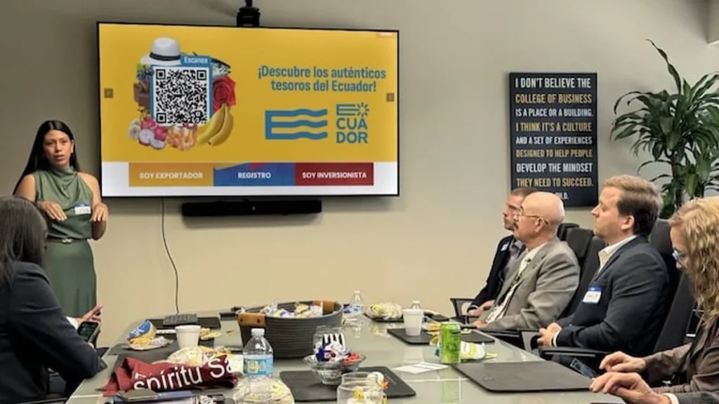 Delegación empresarial ecuatoriana en misión comercial en Florida