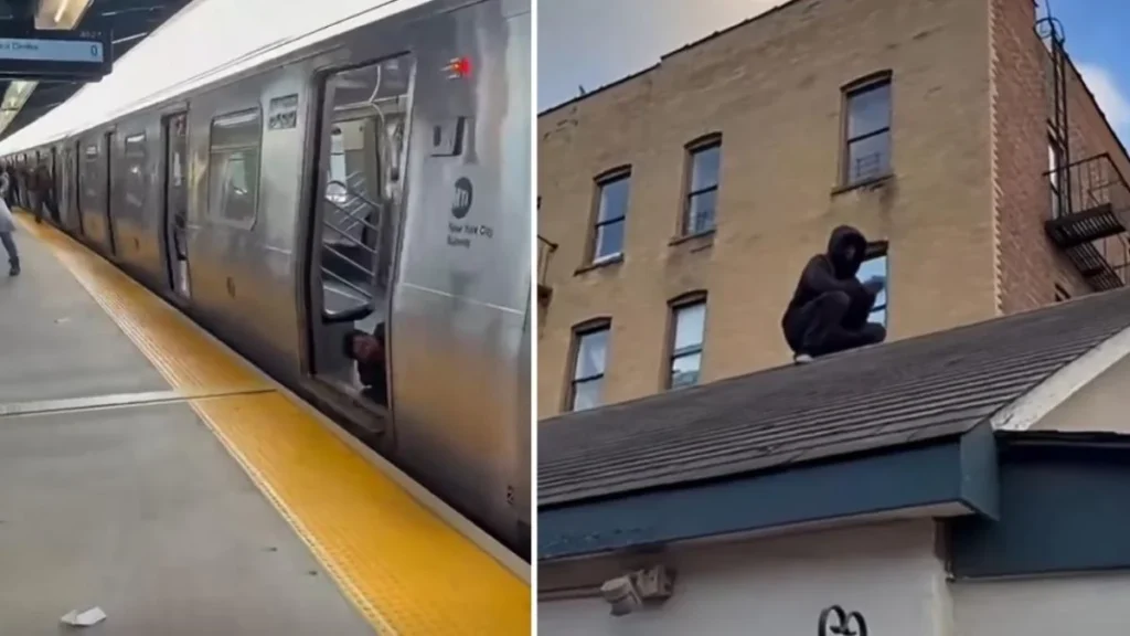 Agentes policiales atienden emergencia tras ataque en metro de Queens