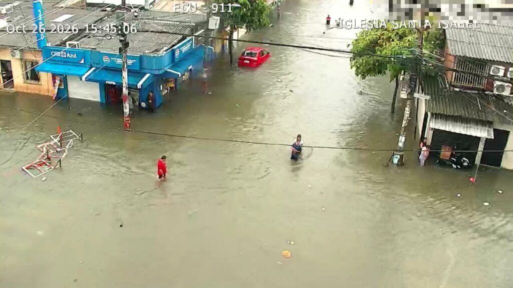 Educacion activa modalidad no presencial en Guayaquil por lluvias