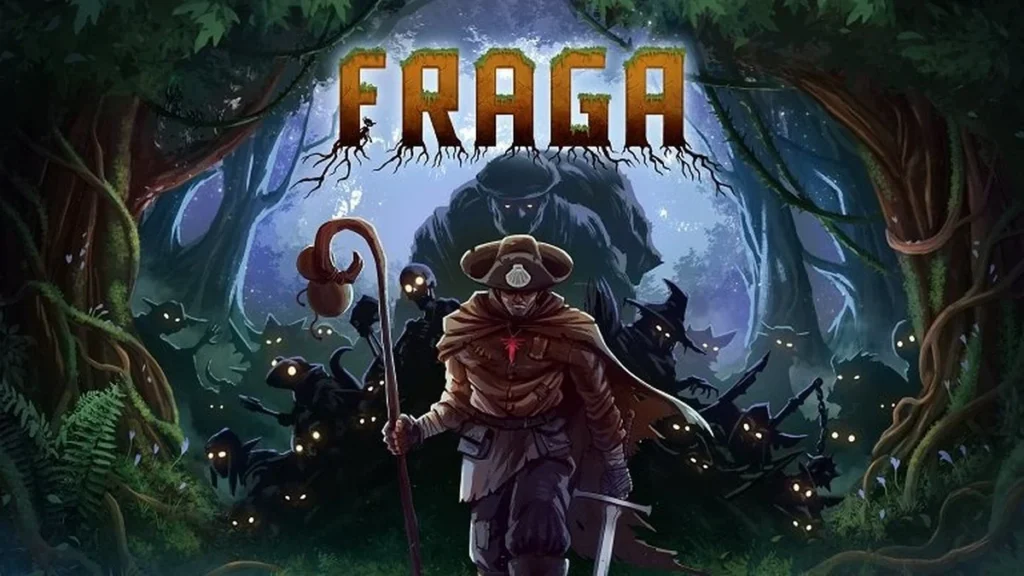 Captura del videojuego táctico FRAGA con estética voxel en Steam