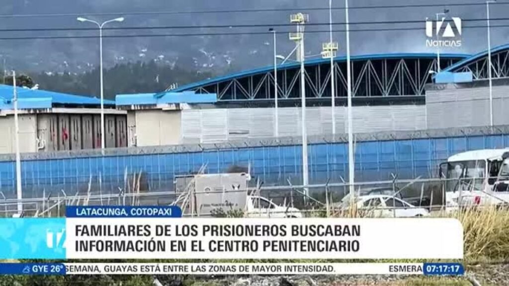 Fuerzas Armadas retoman el control en la cárcel de Cotopaxi tras amotinamiento