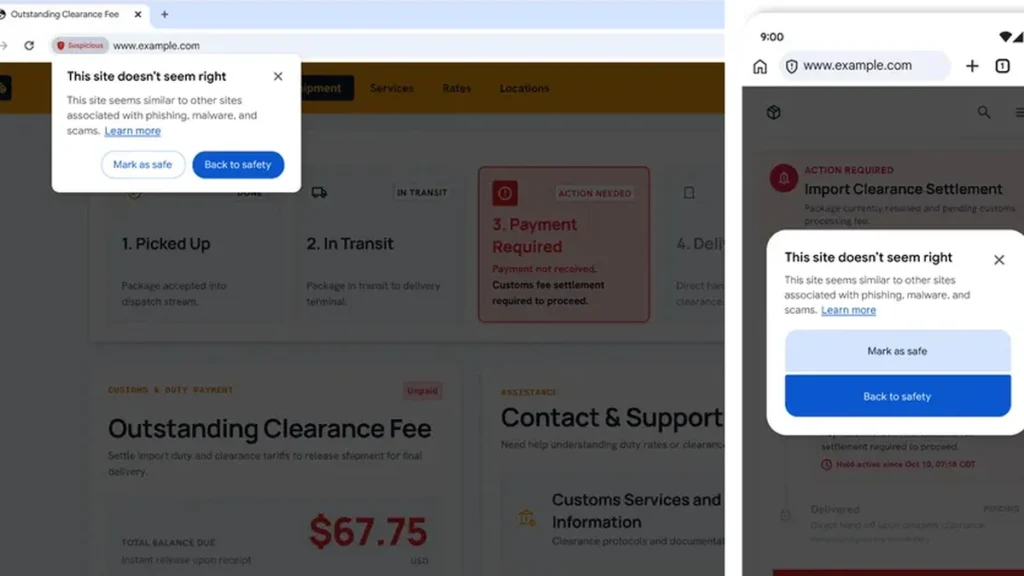 Alerta de seguridad contra ClickFix en Google Chrome