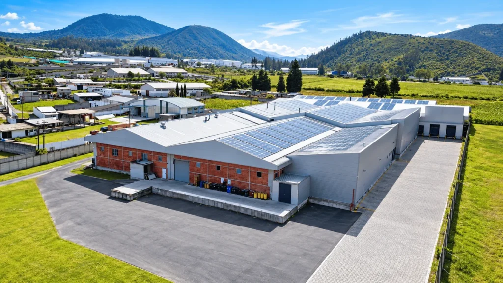 Planta de producción industrial de Grafitext en Ecuador
