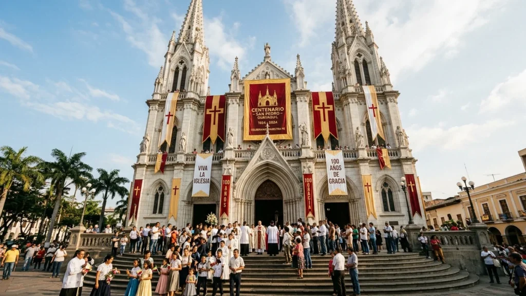 Celebración centenaria de la Fiesta de Cristo Rey en Guayaquil
