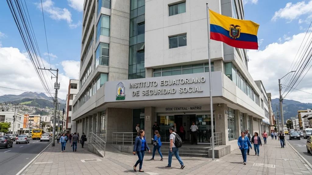 Edificio matriz del Instituto Ecuatoriano de Seguridad Social IESS en Quito
