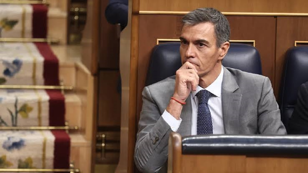 Manifestantes protestando con carteles por el derecho a la vivienda en plaza de Madrid