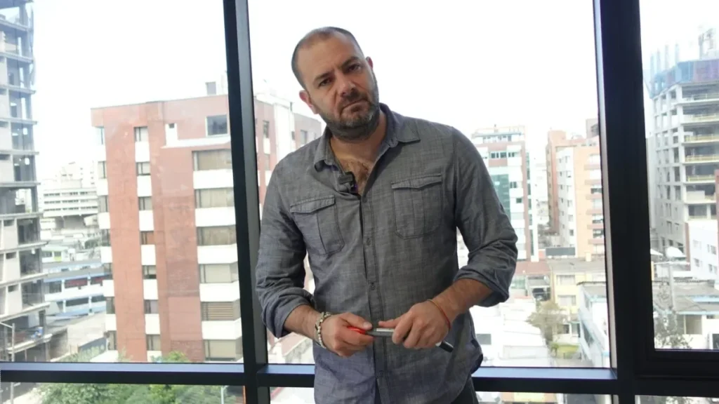 Juan Esteban Guarderas durante una comparecencia judicial