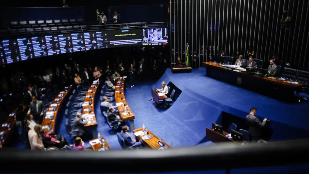 Lula da Silva durante discurso oficial en el Palacio del Planalto de Brasilia