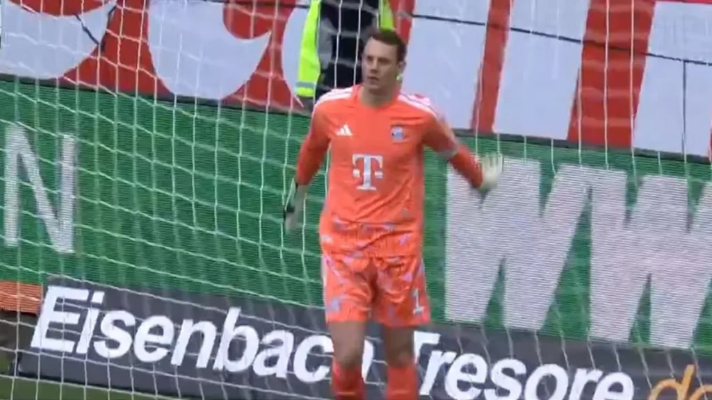 Manuel Neuer portero del Bayern Múnich tras error histórico en Bundesliga
