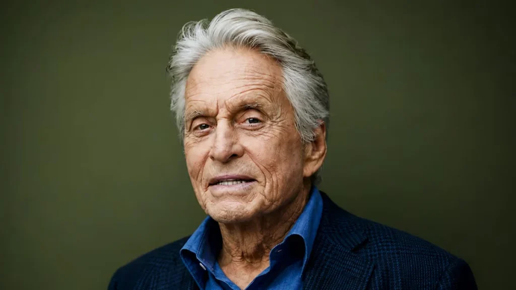 El actor estadounidense Michael Douglas durante una conferencia de prensa cinematográfica