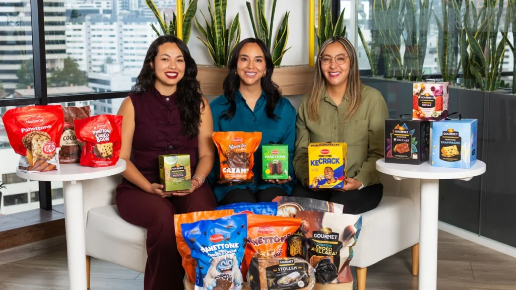 Presentacion de la linea navidena de Moderna Alimentos
