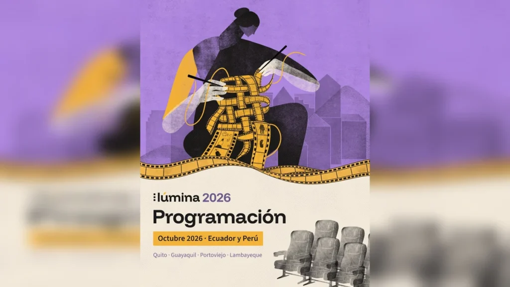 Cartel oficial de la segunda edición de la Muestra Internacional de Cine y Educación Lúmina