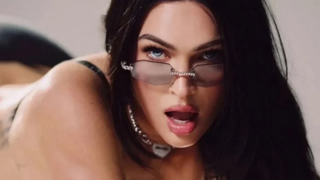 La actriz Megan Fox en la presentación de su nuevo proyecto digital