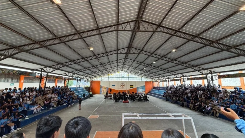 Concierto didáctico del programa Música que Educa en Baños de Agua Santa
