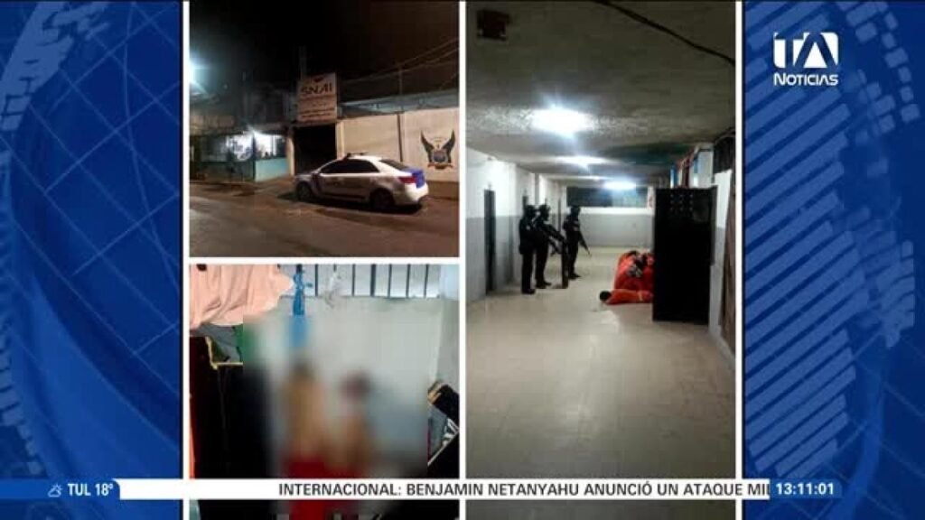 Sube a 10 el número de reclusos fallecidos en tres cárceles de Ecuador